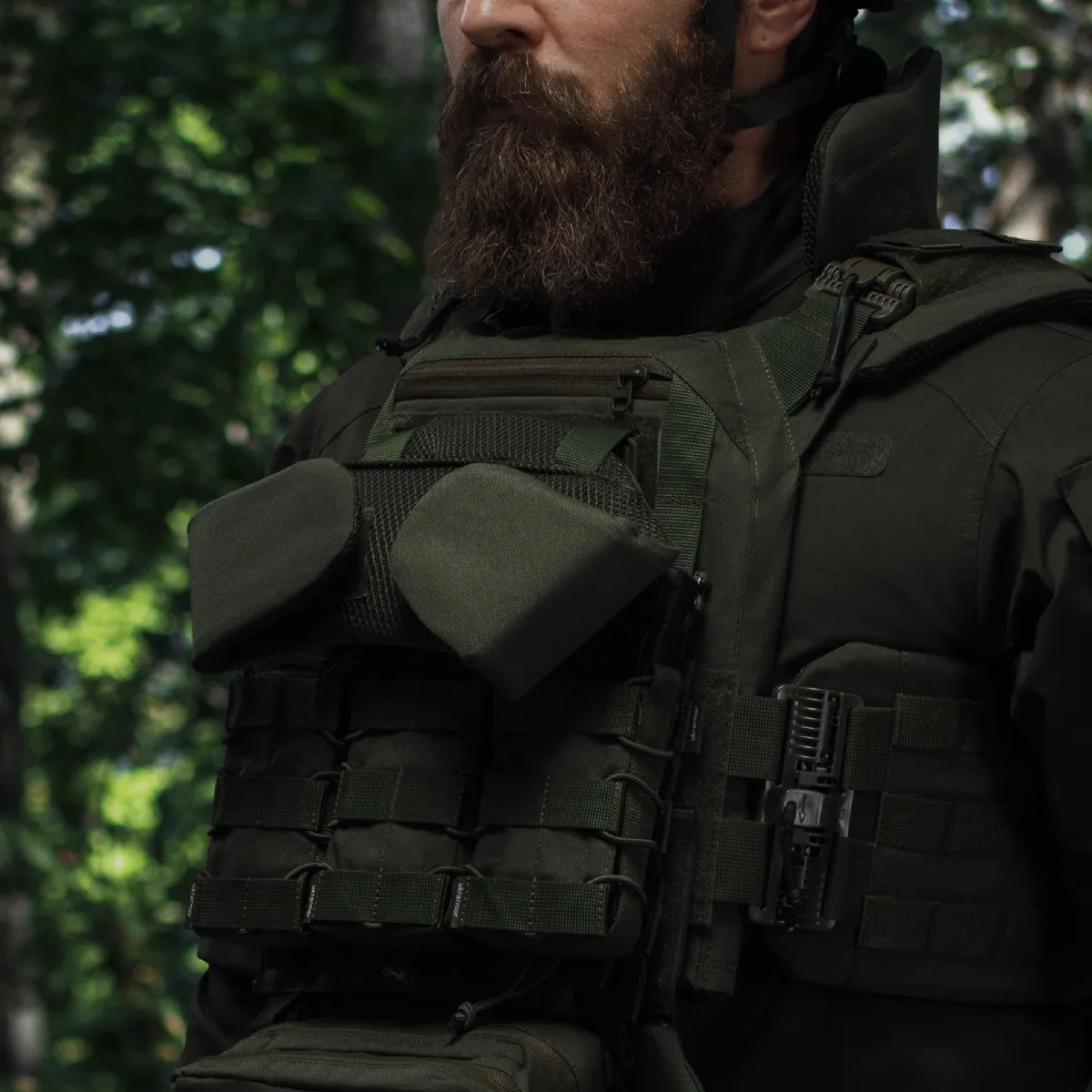 Балістичний захист шиї Gen 1 (та верхньої частини спини) 1-го класу. Олива 8