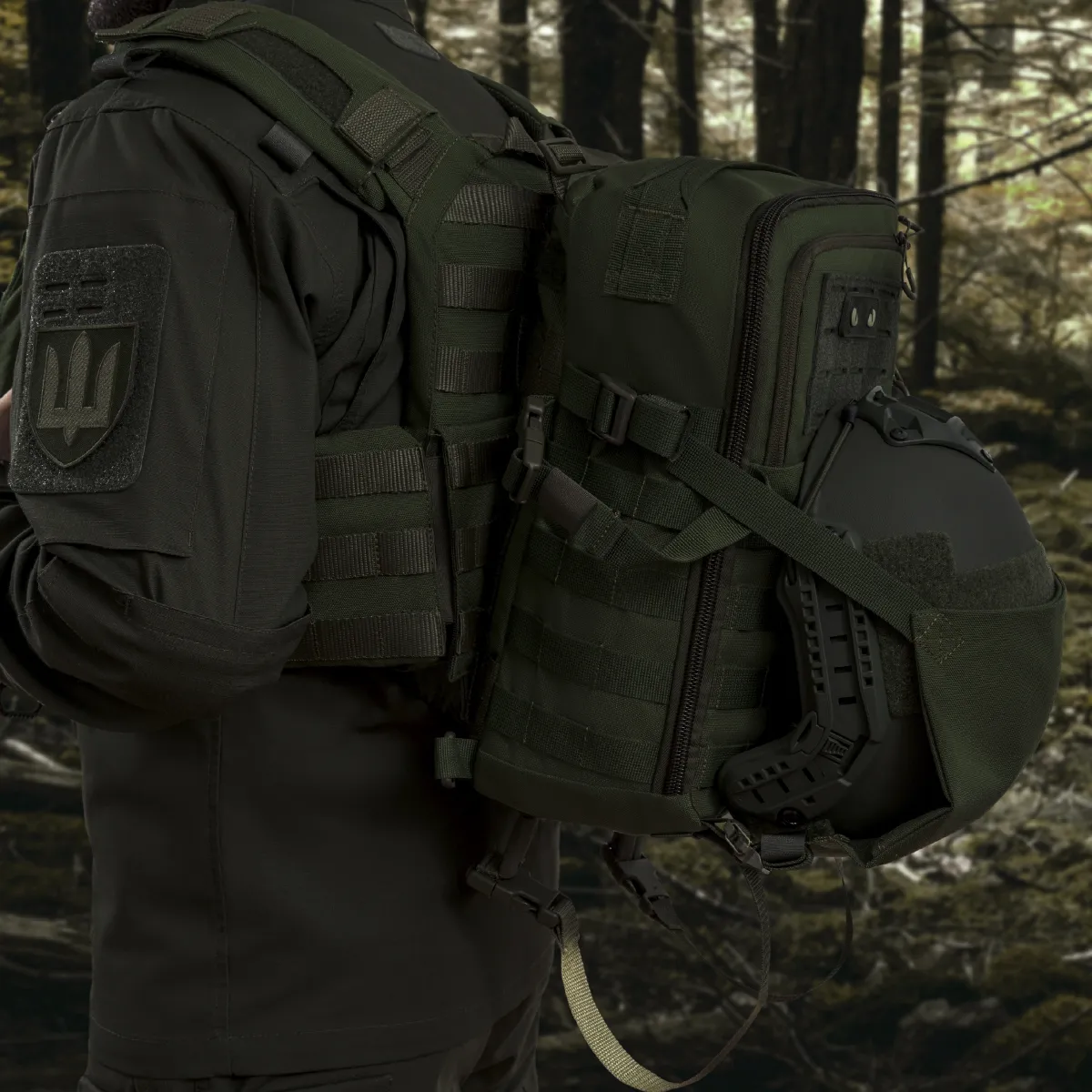 Тактический рюкзак DP20 на 20 л. Cordura 1000D. Крепление Molle. Олива 3