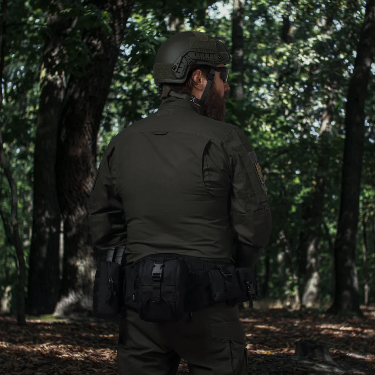 Комплект Modular Battle Belt L/XL без балістичного захисту. Пояс з обвісами. Чорний 3