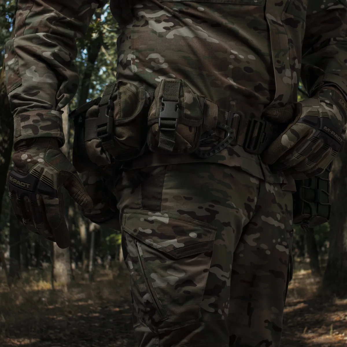 Комплект Modular Battle Belt S/M 1-го класу захисту. Тактичний пояс з обвісами. Мультикам 4