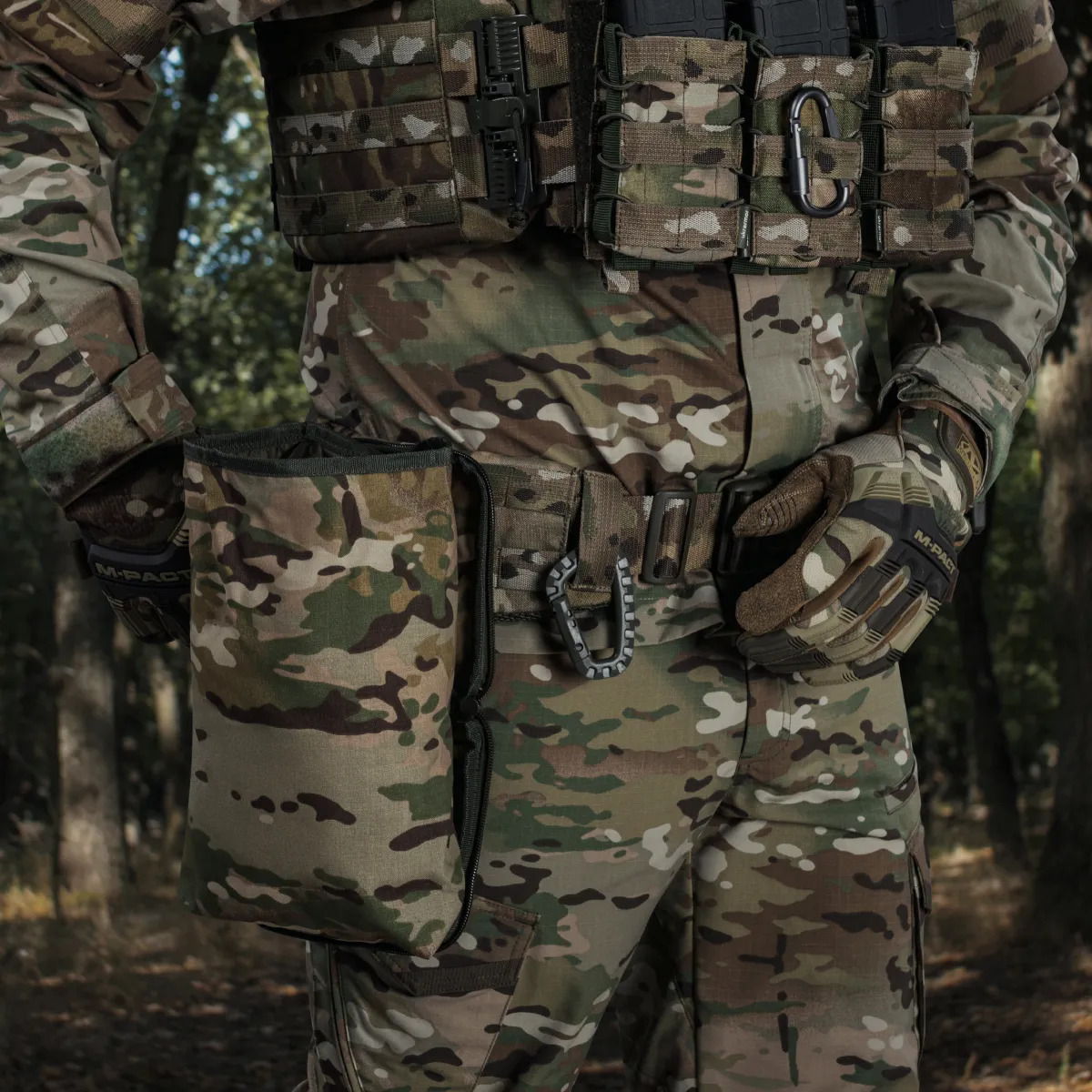 Сумка для скидання магазинів 2.0. Компактна. Кріпиться на MOLLE. Мультикам 4