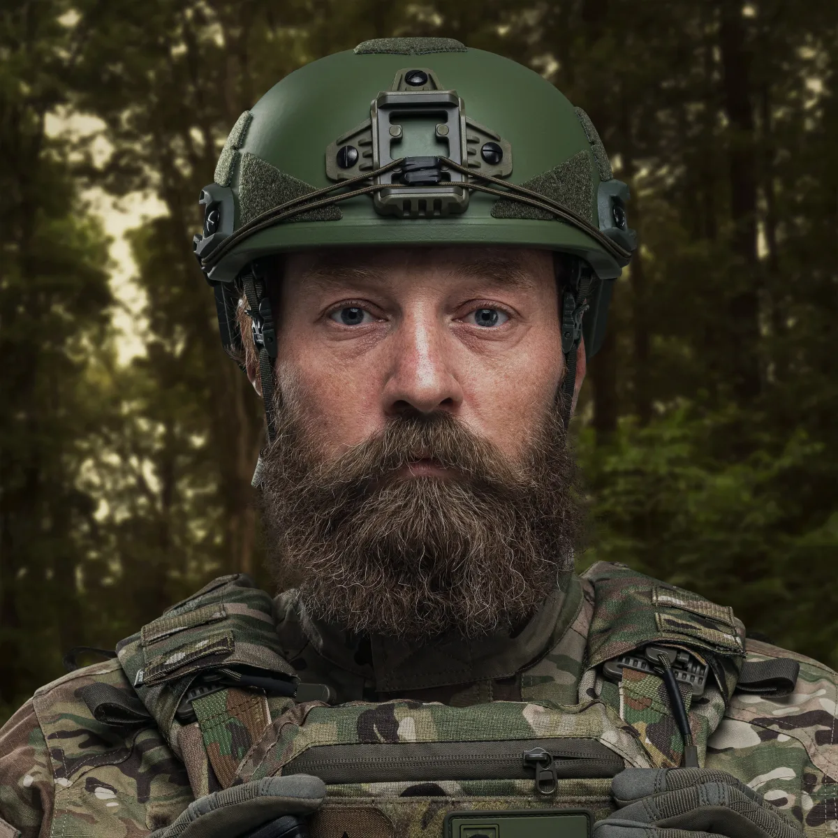 Кевларовый шлем TOR-D-VN олива. Размер L 7