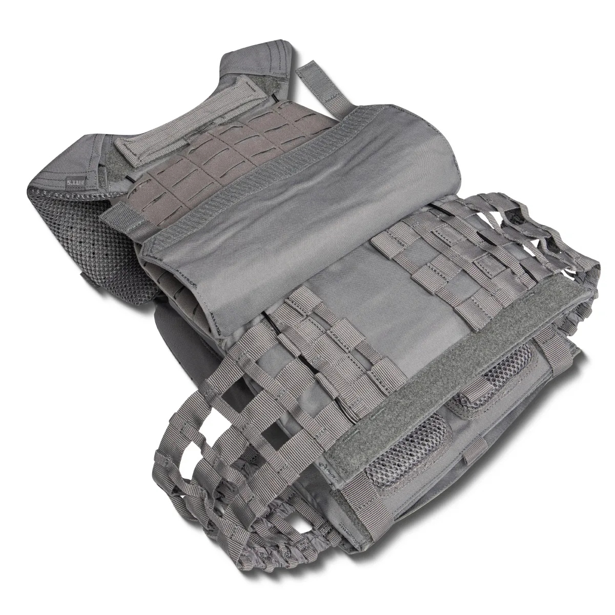 Плитоноска 5.11 TacTec®. Nylon 500D. Цвет Серый/Shtorm 8