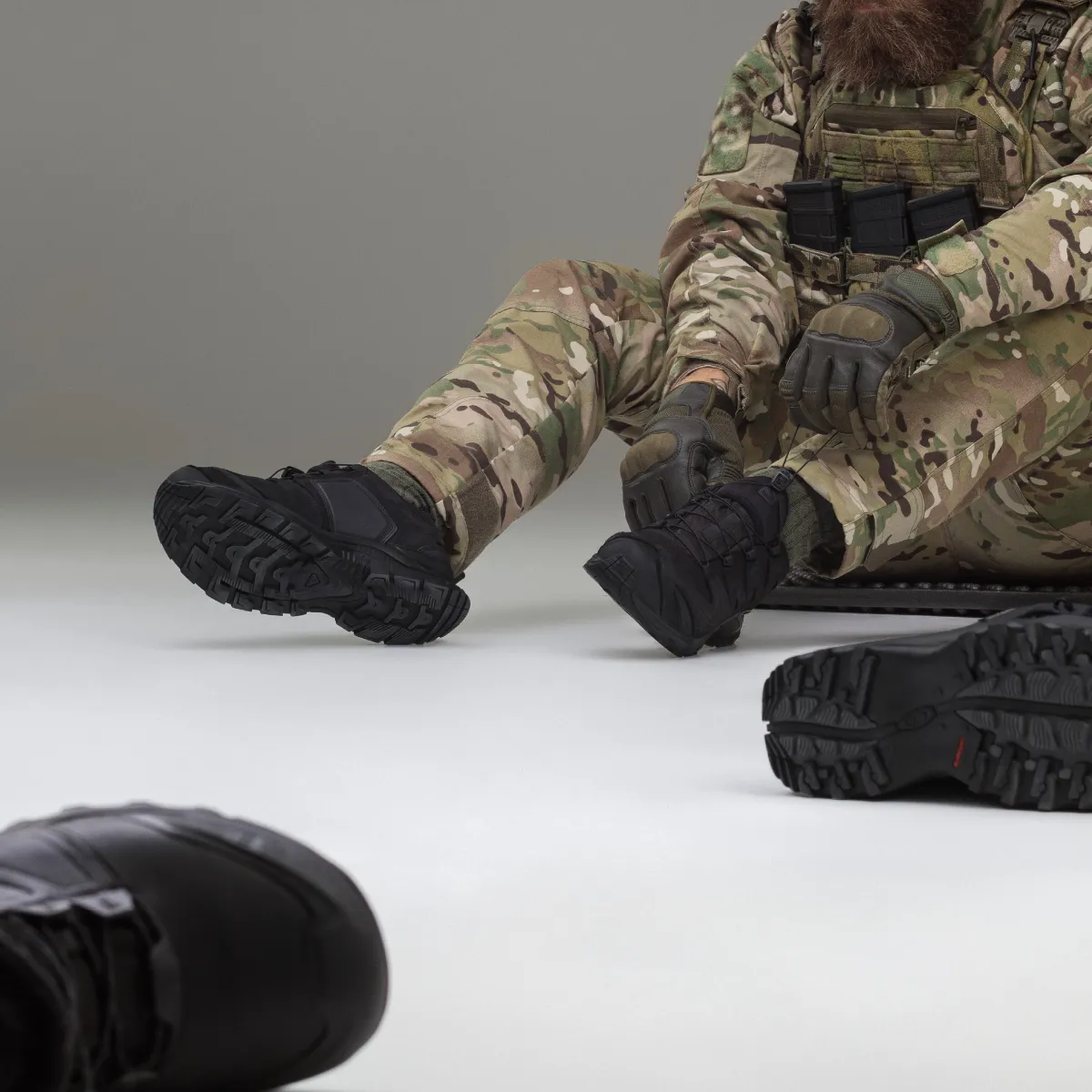 Кросівки тактичні Salomon XA Forces Gore-Tex.Чорний 10