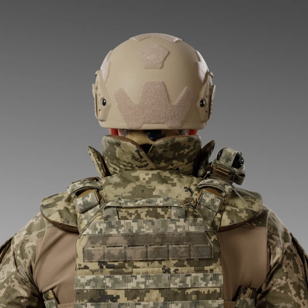 Баллистическая защита шеи Gen 3 (и верхней части спины) 2-го класса. Пиксель (мм-14) 7