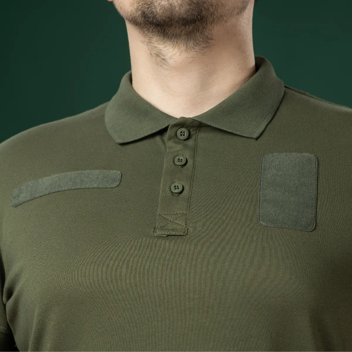 Футболка-поло тактична Ukrarmor Polo Reflex. Cotton. Колір Хакі 4