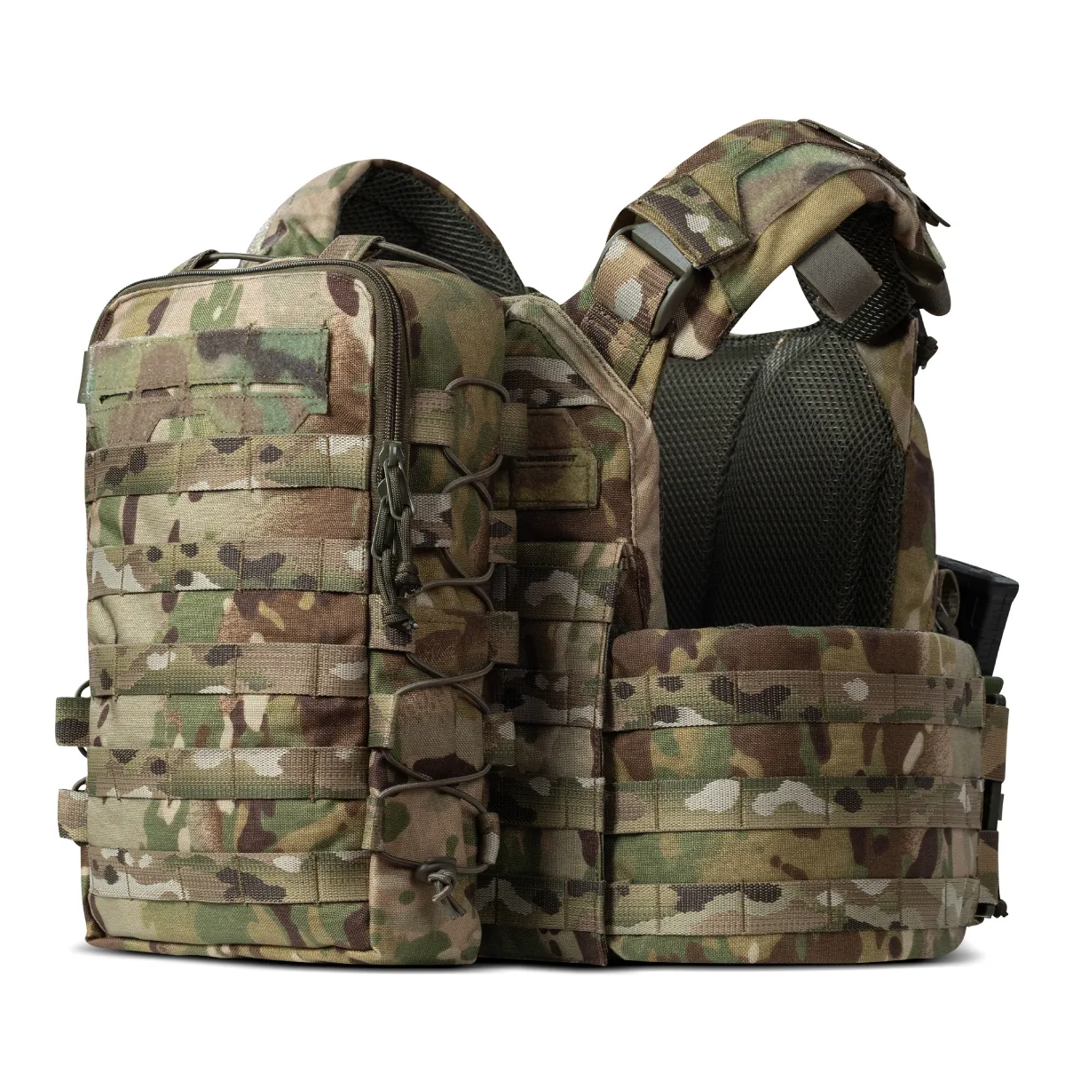 Тактический рюкзак на 10 л. Крепление Molle. Cordura 1000D. Мультикам 2