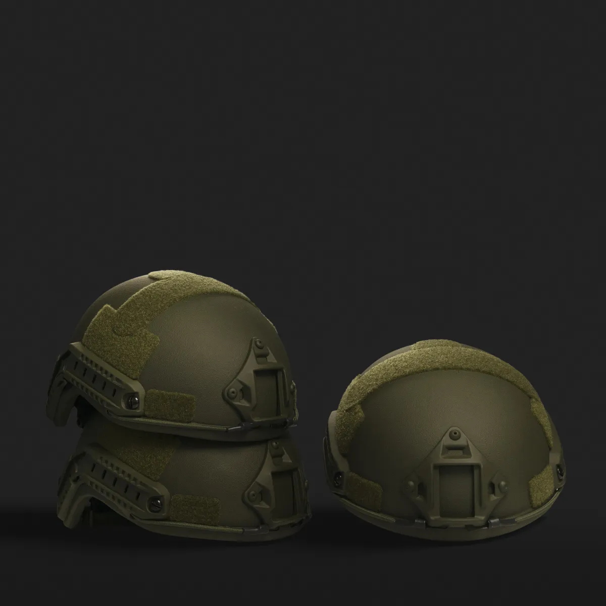 Кевларовий шолом FAST Team Wendy олива. Рівень захисту NIJ IIIA 10