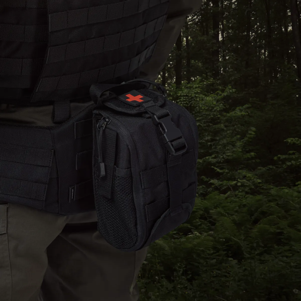 Аптечка збільшена PRO (підсумок-органайзер). Cordura 1000. Чорна 3