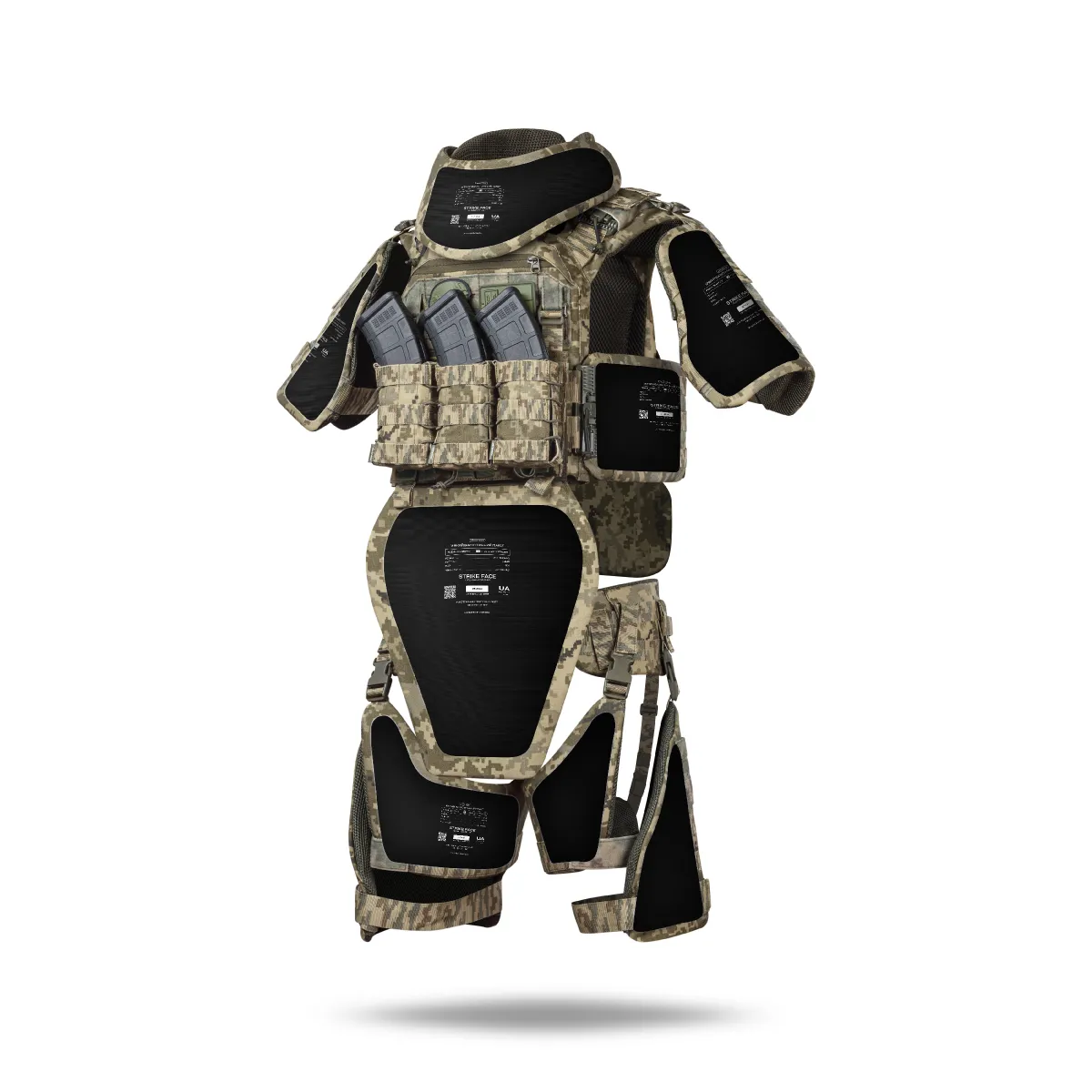 Защита внутренней части бедра 2-го класса защиты (с баллистическим пакетом). Пиксель (мм-14) 4