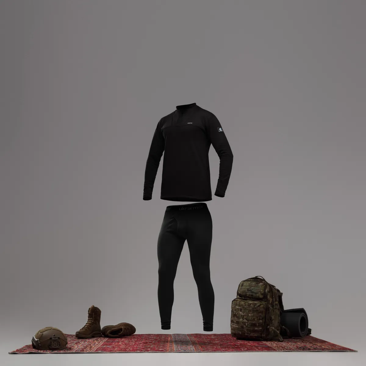 Терморубашка 2-го уровня TOUNDRA II (Cold Weather Thermal System). Черный 9