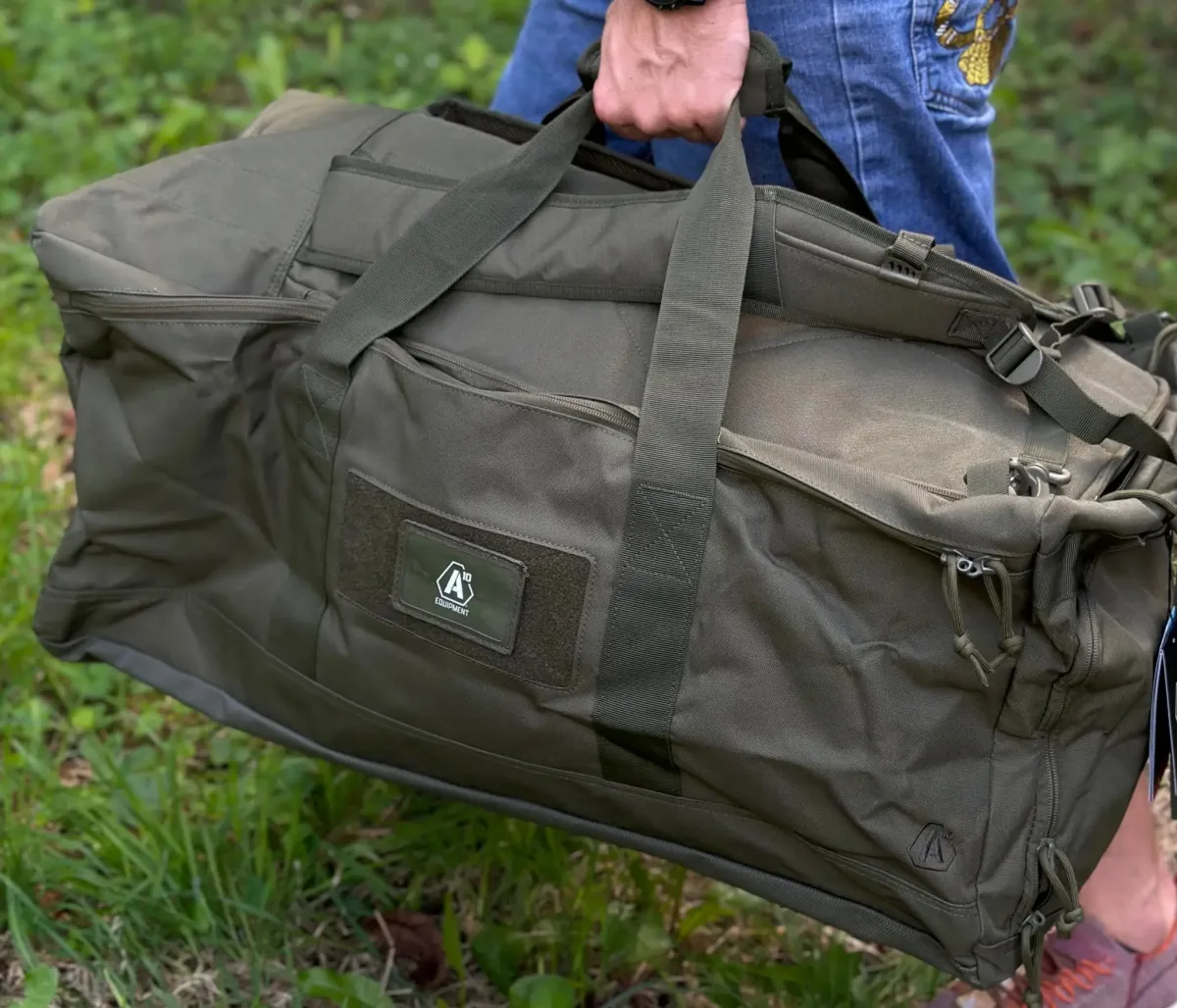 Транспортная сумка Transall A10 Equipment® на 90 л. Влагостойкое покрытие. Олива 12