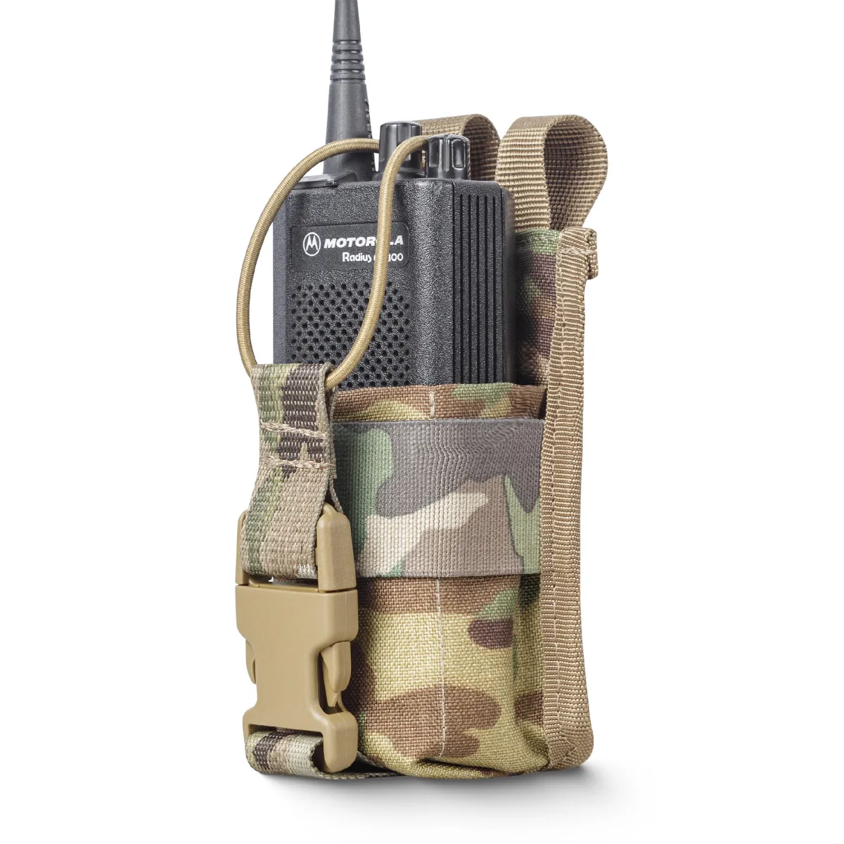 Підсумок для рації. Кріплення Molle. Cordura 1000. Колір Мультикам