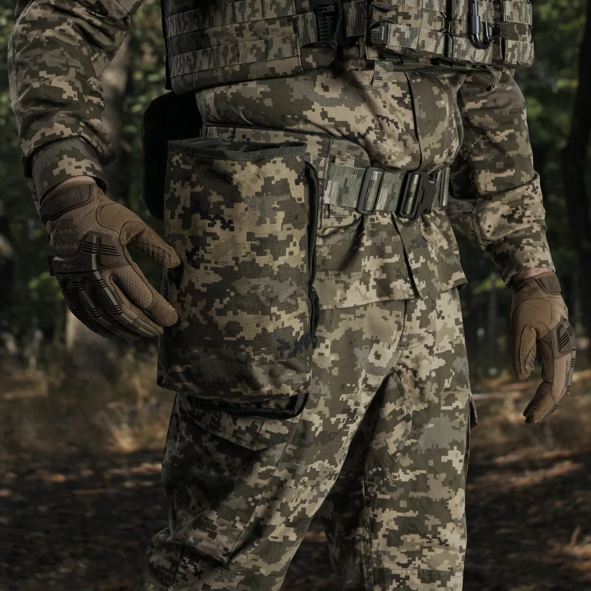 Сумка для скидання магазинів 2.0. Компактна. Кріпиться на MOLLE. Піксель (мм-14) 4