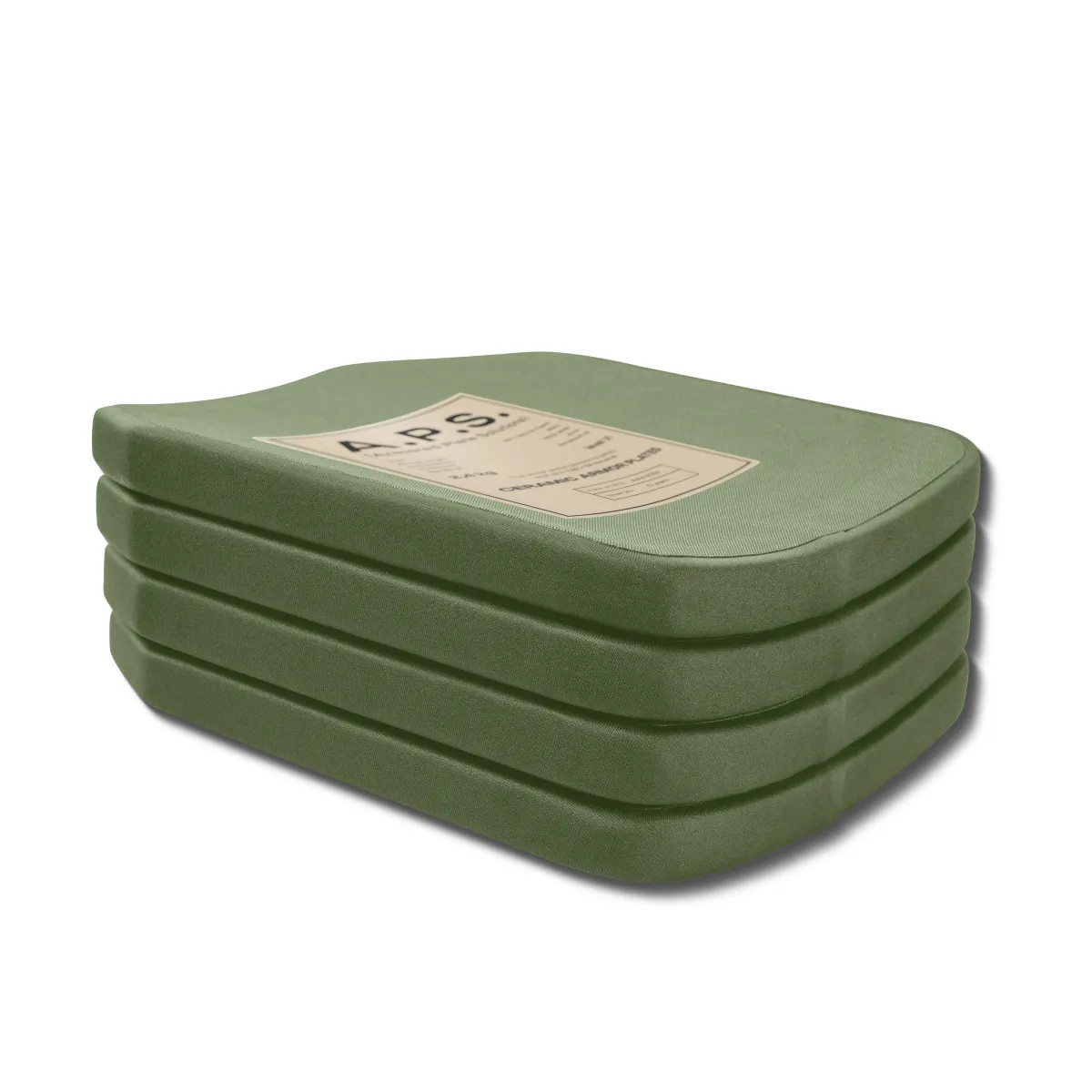 Керамічна плита 6 класу. Вага 2.4 кг. Розмір M (25х30 см.) A.P.S. Олива 3