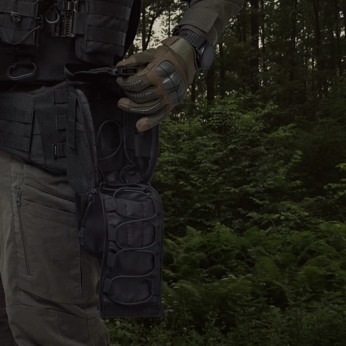 Аптечка збільшена PRO (підсумок-органайзер). Cordura 1000. Чорна 11