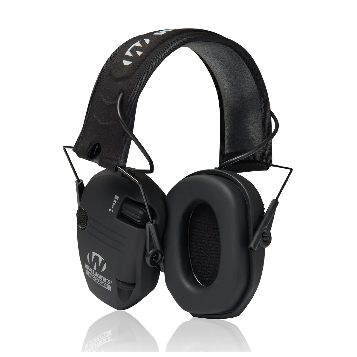 Активные наушники Walker's Razor Black (Черный) с оголовьем. Производитель США 3