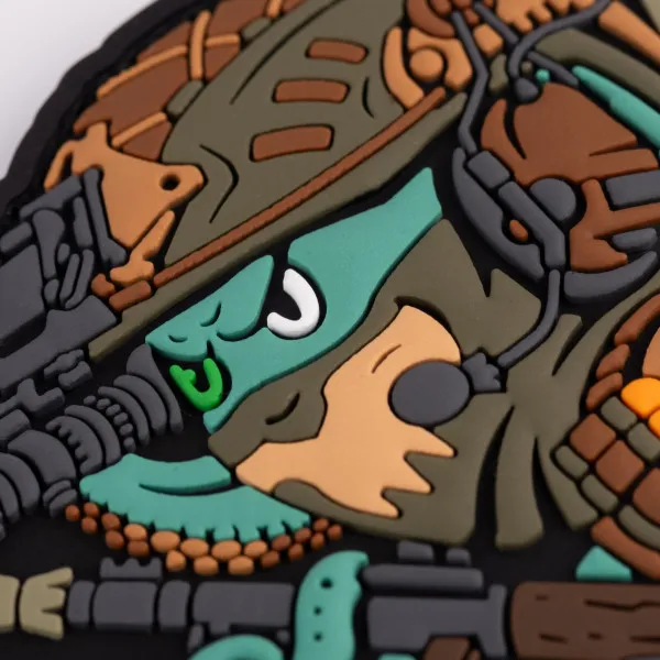 Патч (шеврон) «Осьминог» от Brand Element. Мягкий ПВХ пластик 3