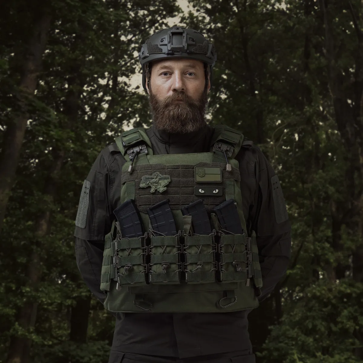 Бойовий бронежилет IBV-2 (Stanag 2920). Вага 3.7 кг. Збільшена площа захисту. Олива. S/M 3