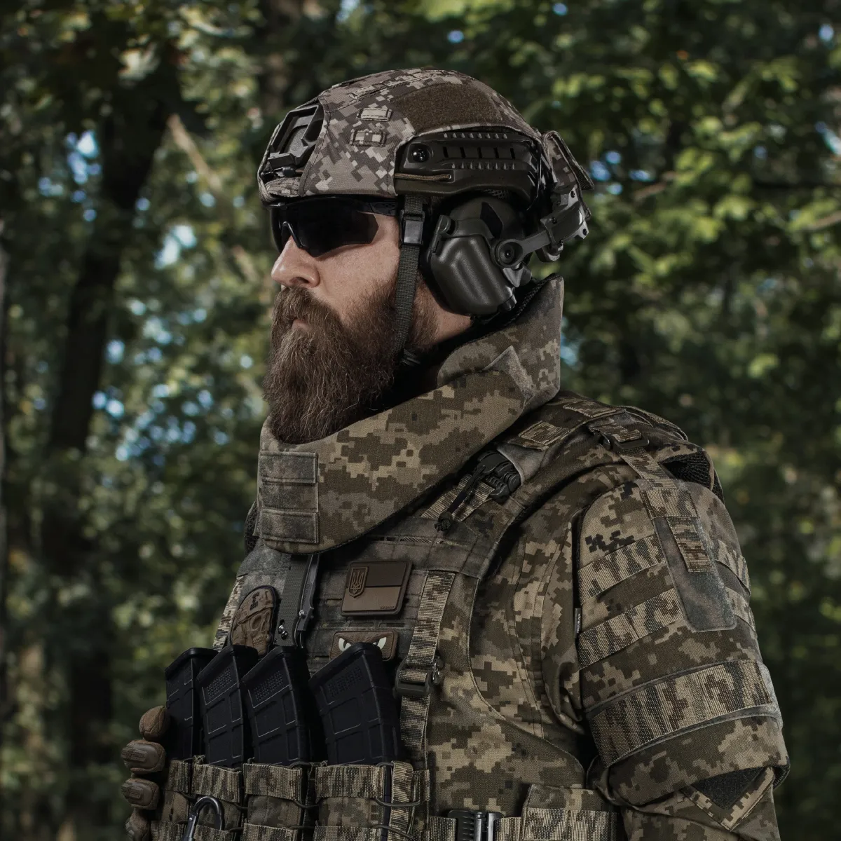 Баллистическая защита шеи Gen 2 (и верхней части спины) 1-го класса. Пиксель (мм-14) 3