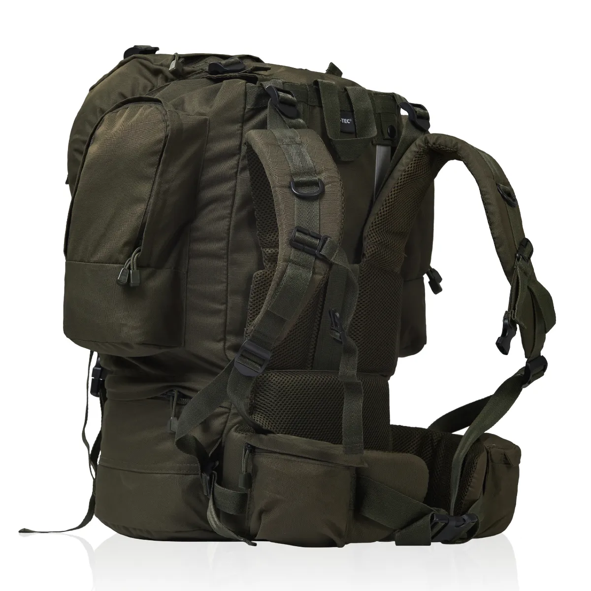 Рюкзак Mil-Tec на 75 л с водоотталкивающим покрытием. Олива 2