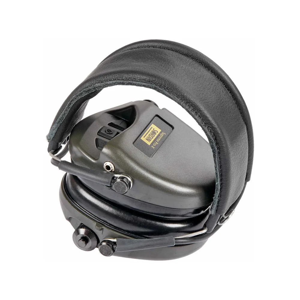 Активні навушники Sordin Supreme Pro-X Green. Наголів'я Чорне 3