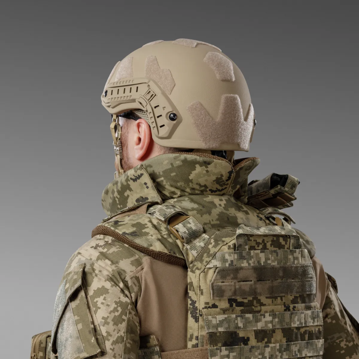 Баллистическая защита шеи Gen 3 (и верхней части спины) 2-го класса. Пиксель (мм-14) 5