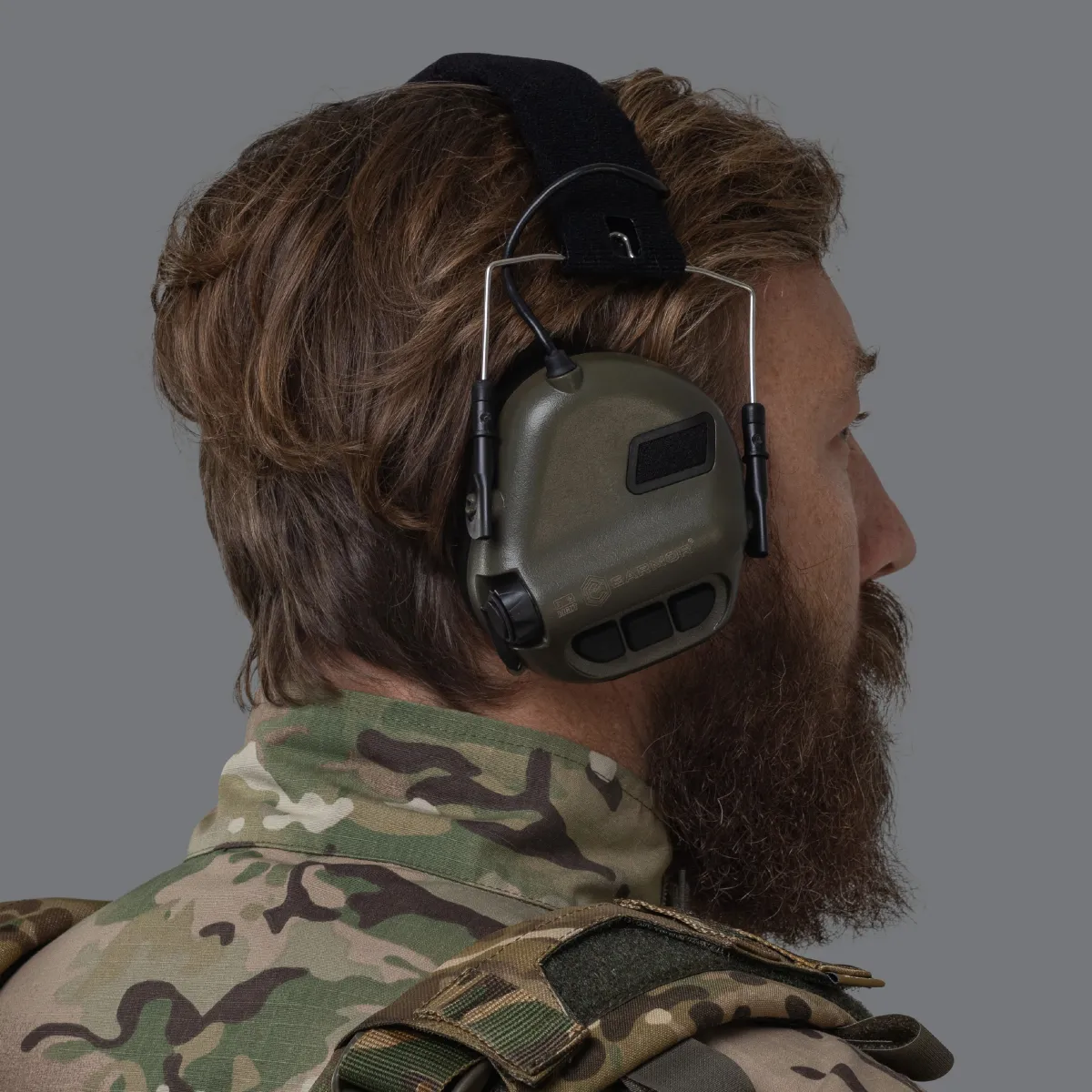 Активні навушники Earmor М31. Олива. Захист IPX-5, ударостійкі 6