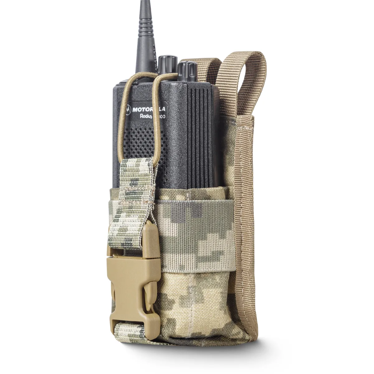 Підсумок для рації. Кріплення Molle. Cordura 1000. Колір Піксель (мм-14)