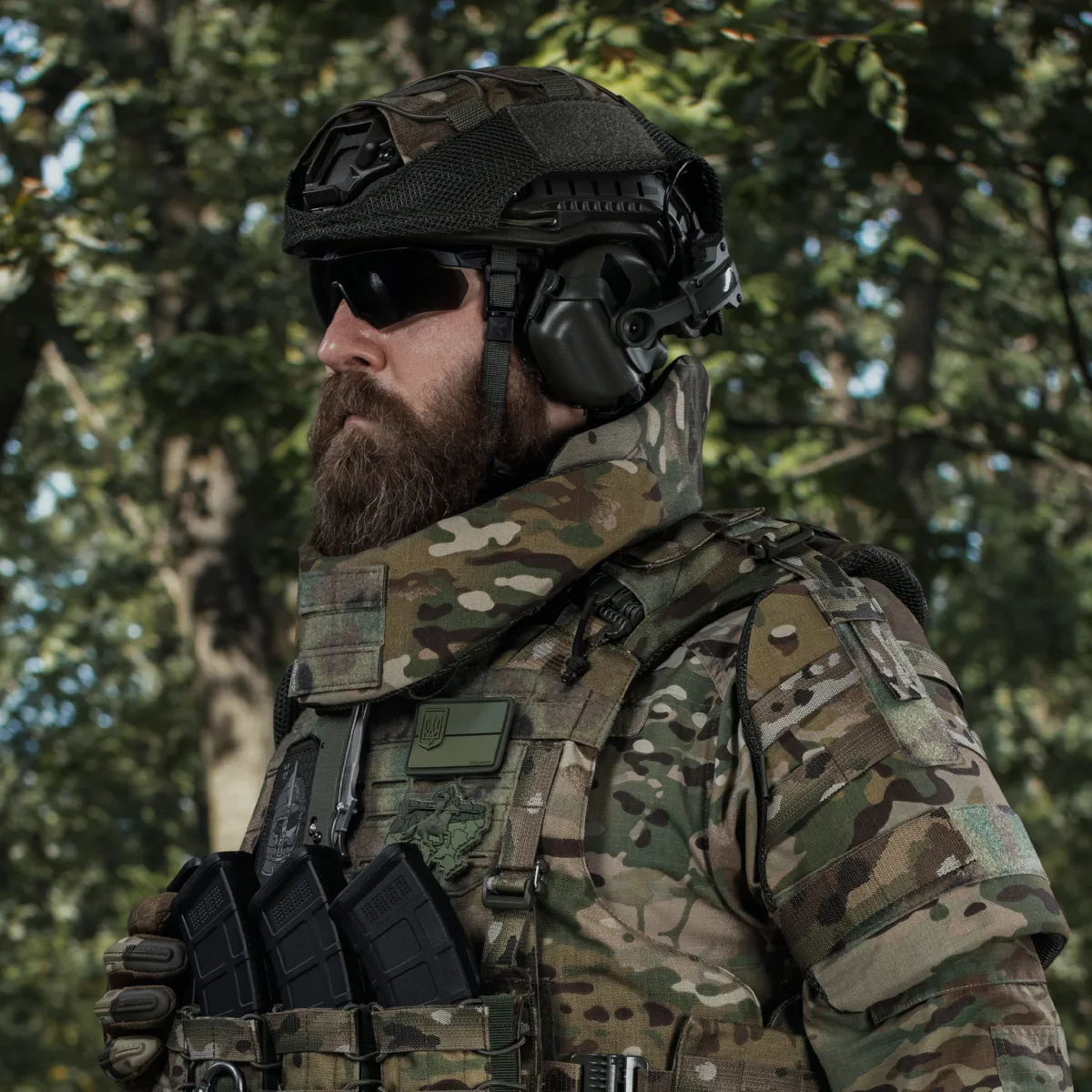 Баллистическая защита шеи Gen 2 (и верхней части спины) 1-го класса. Мультикам 3