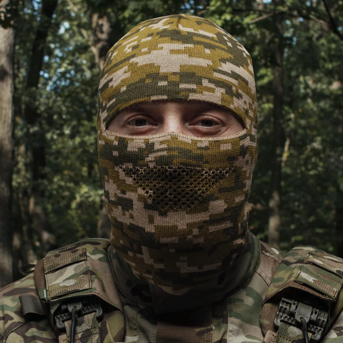 Балаклава тактична універсальна. Колір Піксель (мм-14). 2