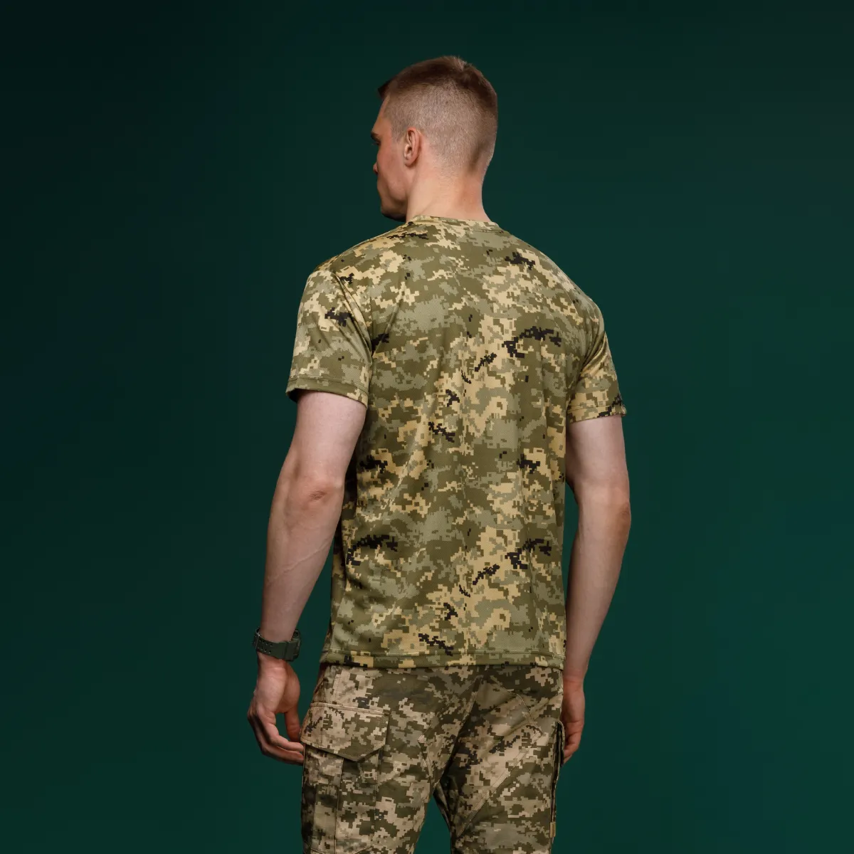 Футболка сетчатая AIR Coolmax. Легкая и хорошо отводит влагу. Пиксель (мм-14) 5