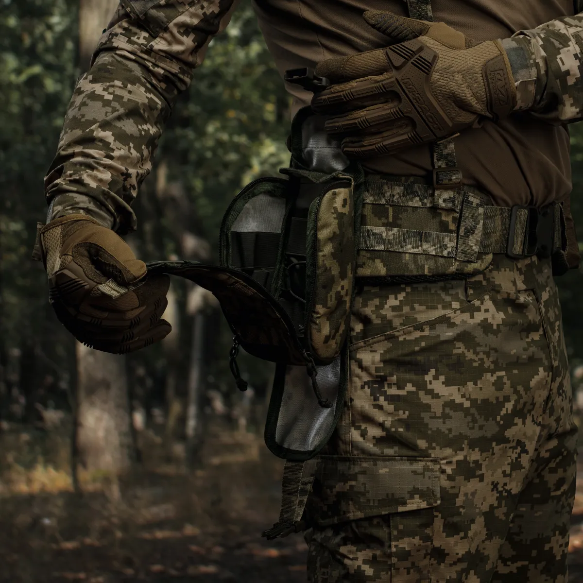 Подсумок-органайзер аптечка. Крепление Molle. Cordura 500D. Пиксель (мм-14) 8