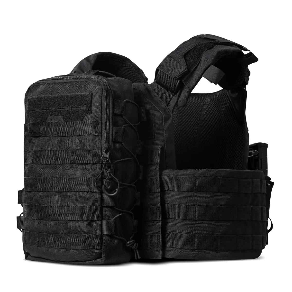 Тактичний рюкзак на 10 л. Кріплення Molle. Cordura 1000D. Чорний 2