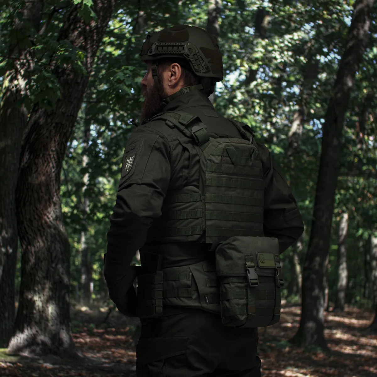 Тактичний підсумок “Сухарка”. Олива. Для перенесення амуніції та особистих речей. 5