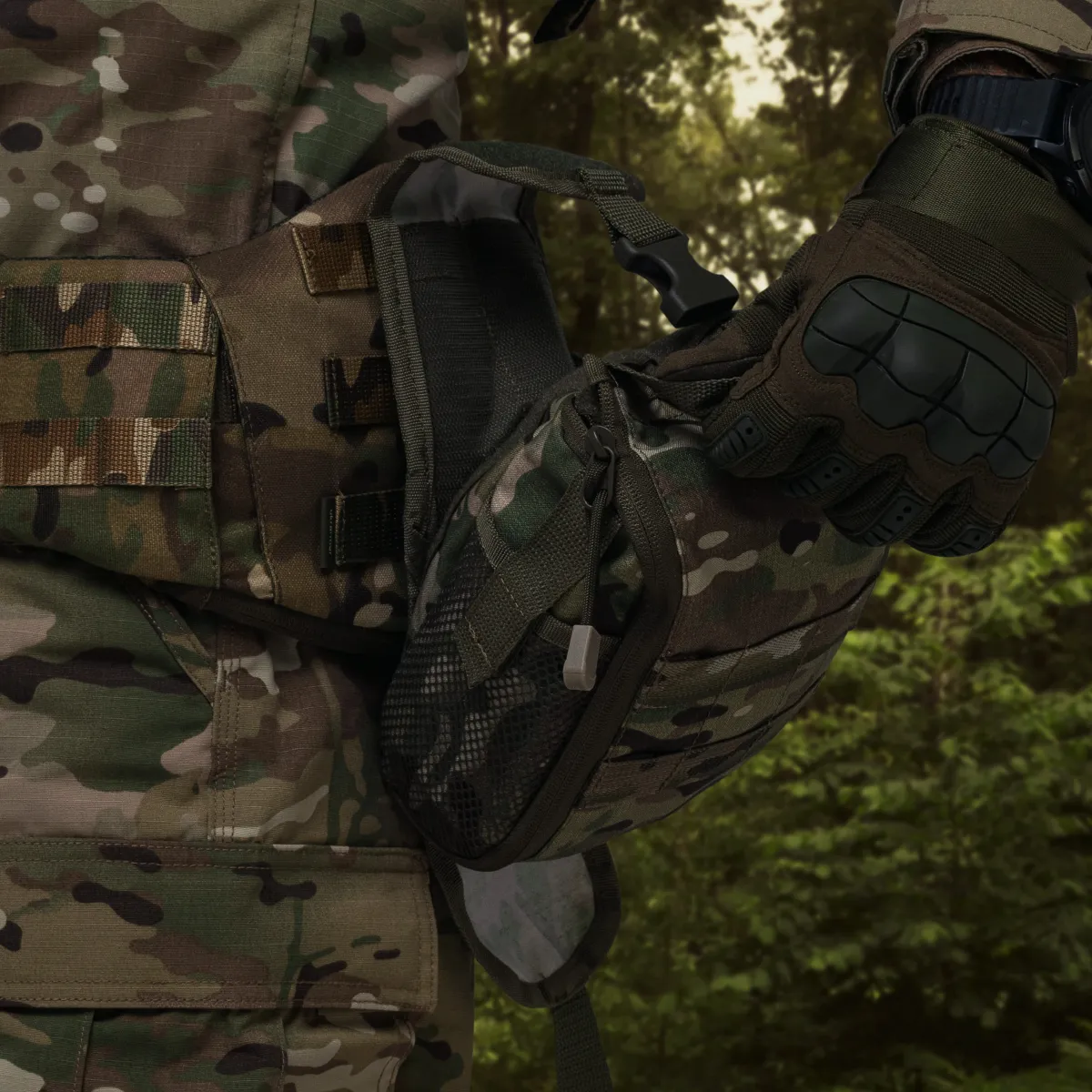 Аптечка увеличенная PRO (подсумок-органайзер). Cordura 1000. Мультикам 7