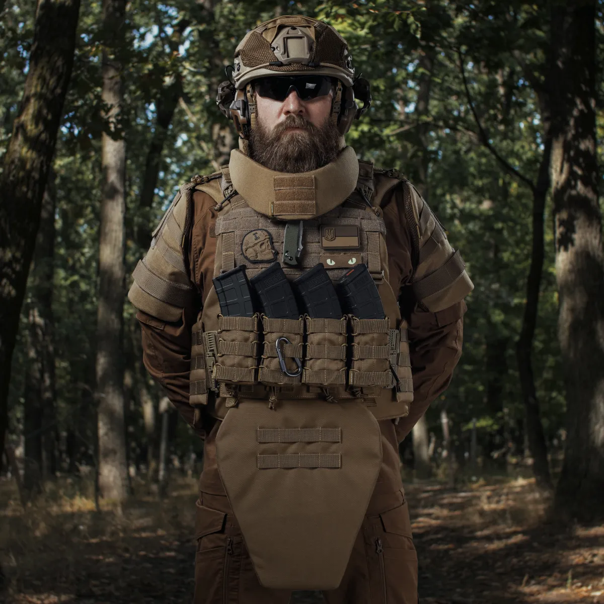 Баллистическая защита шеи Gen 2 (и верхней части спины) 1-го класса. Койот 4