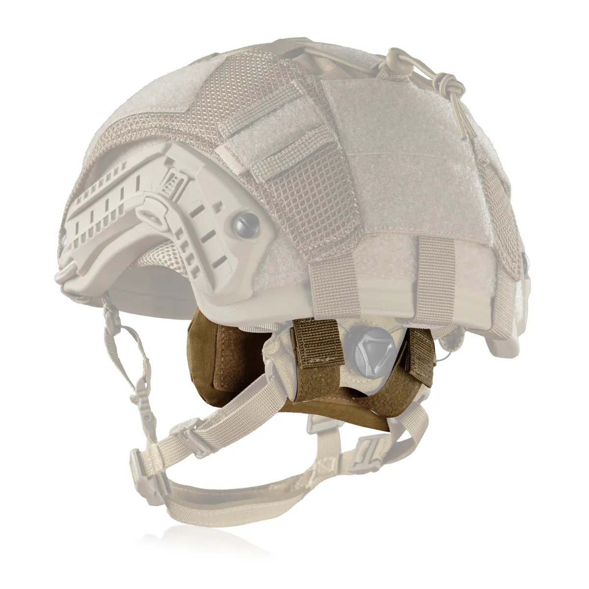 Баллистическая защита затылка (с креплением на шлем) 2-го класса защиты. Койот 5
