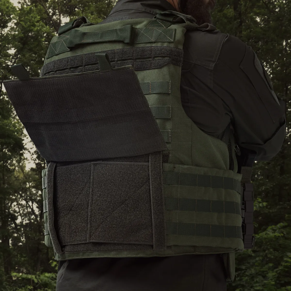 Бойовий бронежилет IBV-2 (Stanag 2920). Вага 4.3 кг. Збільшена площа захисту. Олива. L/XL 10