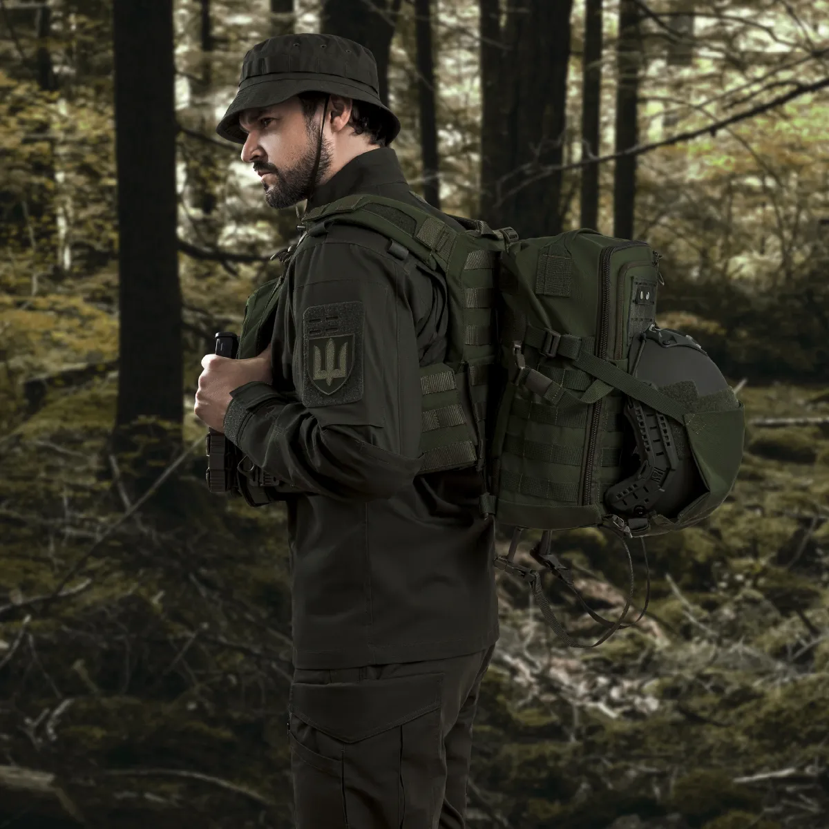 Тактический рюкзак DP20 на 20 л. Cordura 1000D. Крепление Molle. Олива 10