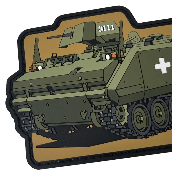 Патч (шеврон) «YPR 765» от Patch hunter. Мягкий ПВХ пластик мягкий. Койот 2