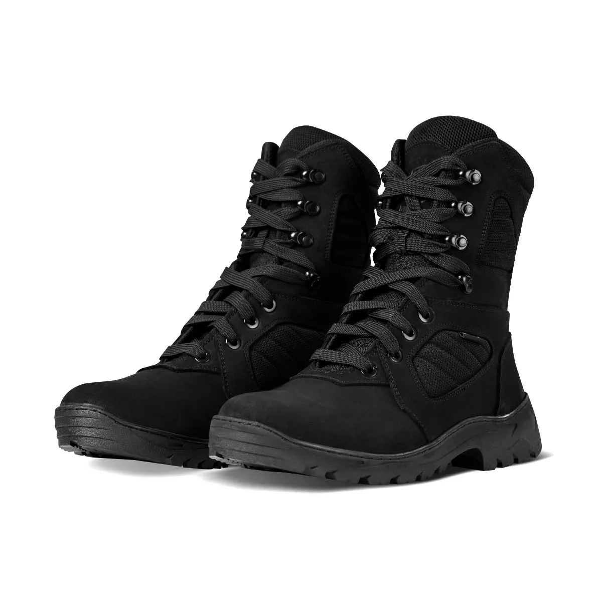 Тактичне взуття Milbot Conquest з мембраною Gore-Tex®. Нубук. Чорні 2