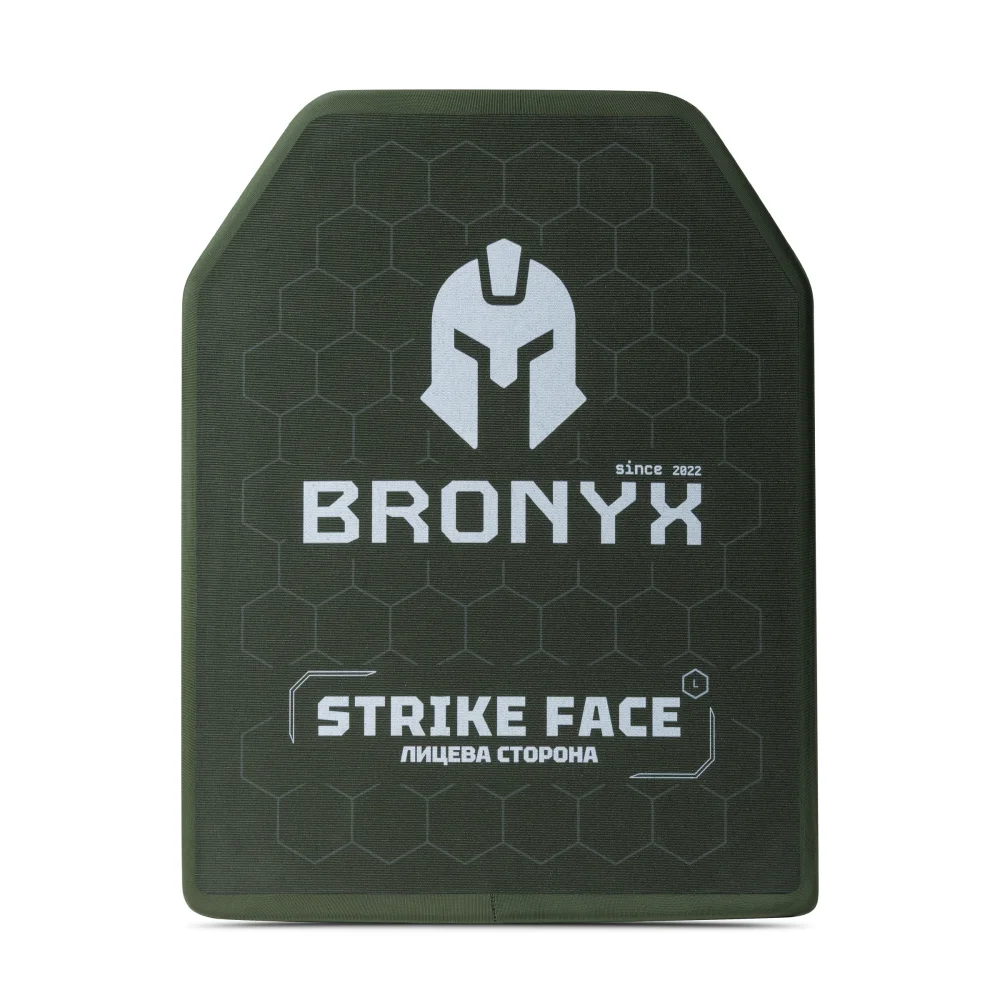 Керамічна бронеплита 6 класу Bronyx. Вага 3.25 кг. Розмір L (26х33 см) 2