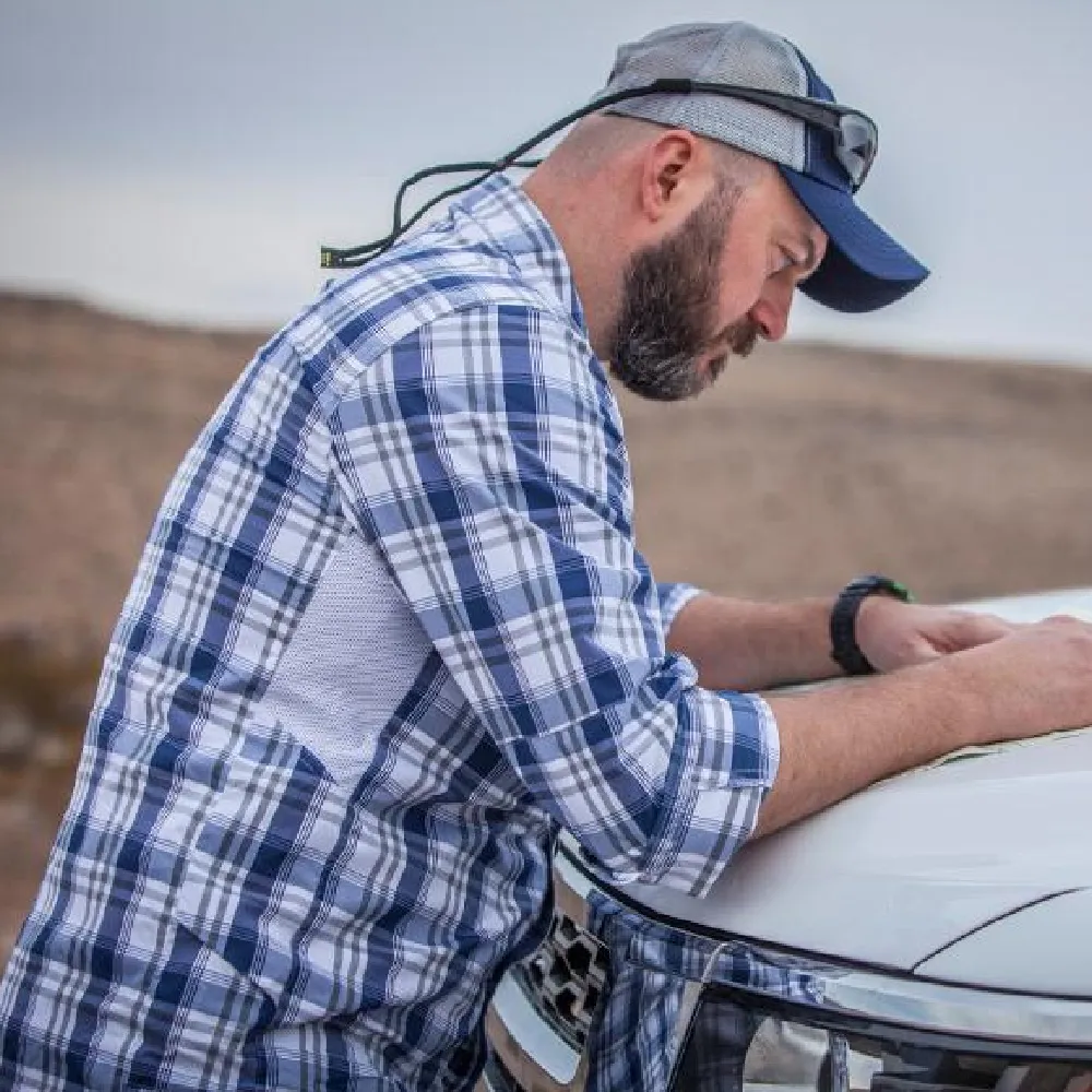 Сорочка Helikon-Tex Trip (нейлонова суміш). Indigo Plaid 4