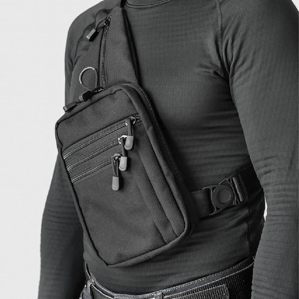 Нагрудная сумка-кобура A-line A33. Cordura 1000D. Цвет Черный 2