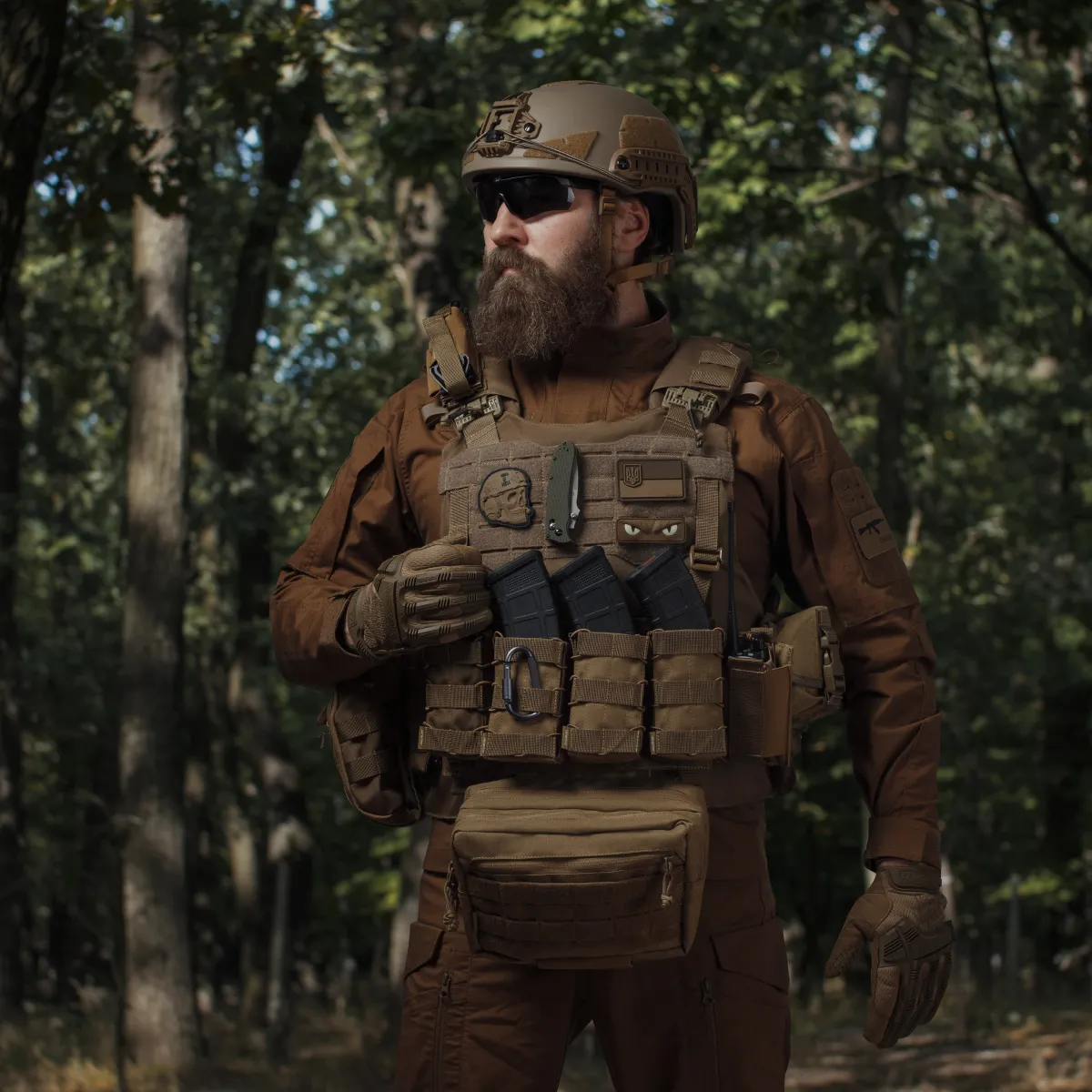 Сумка-напашник PRO 1-го класса защиты. Размер XL (19х26 см). Материал Cordura 1000. Койот 4