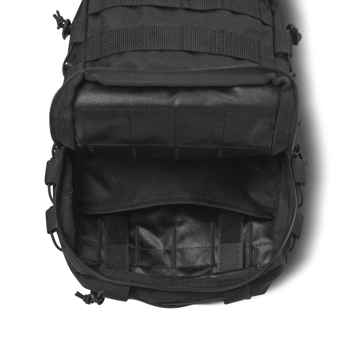 Тактичний рюкзак на 10 л. Кріплення Molle. Cordura 1000D. Чорний 9