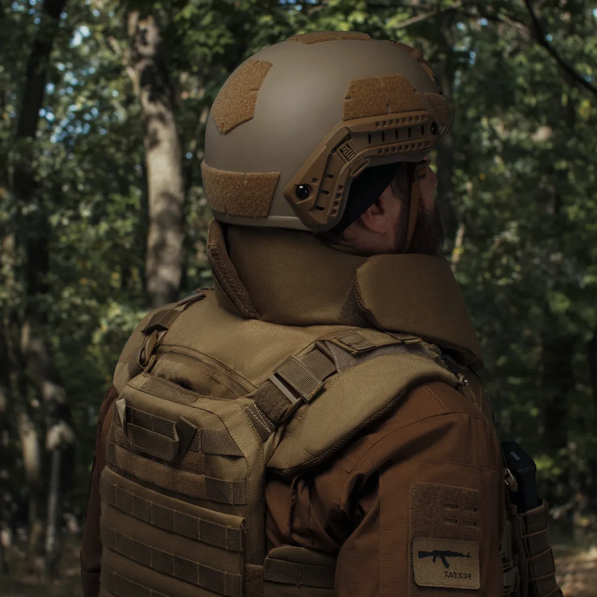 Баллистическая защита шеи Gen 1 (и верхней части спины) 1-го класса. Койот 5