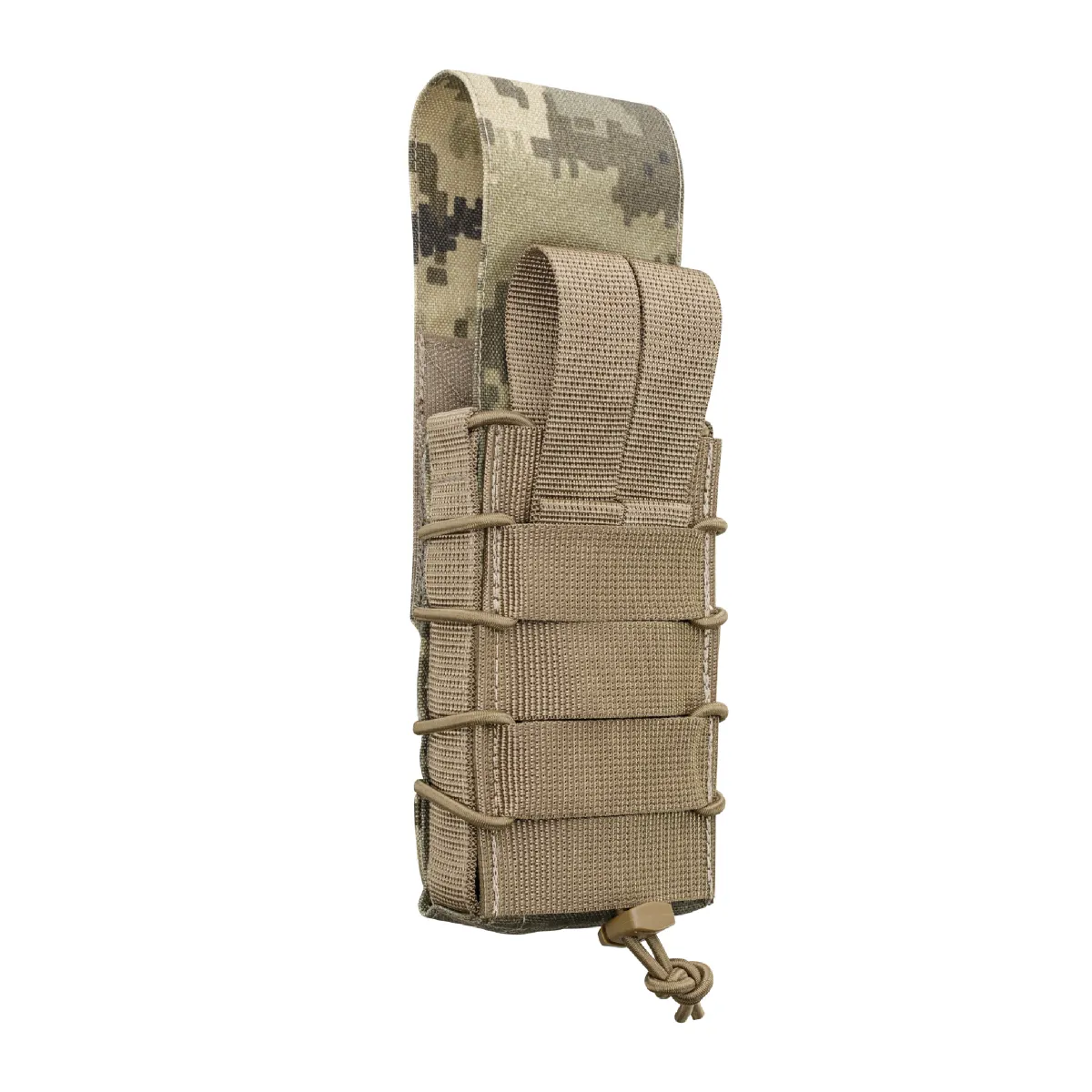 Одинарний закритий підсумок з клапаном під магазин АК/АR. Піксель (мм-14). 7