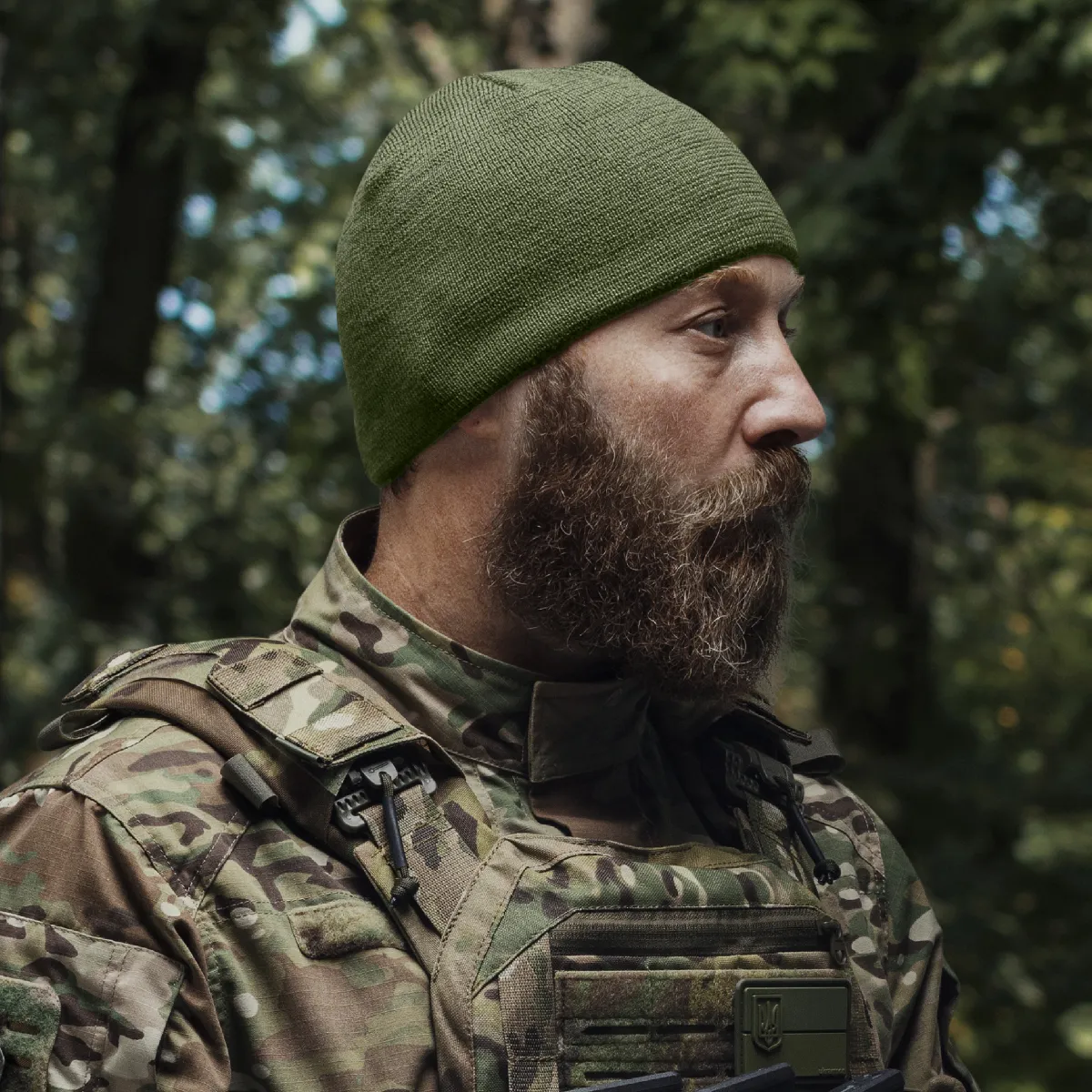 Шапка тактична Helmet Hood під шолом. Колір Олива 2